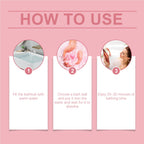 OceAura 6pcs Bubble Bath Bomb Ball Exfoliating Body Nourish Skin Relieve Fatigue Stress Anxiety Clean Pores Body Bath Bomb Set
