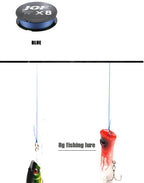 JOF X8 150M 300M 500M Braided Fishing Line 8 Strands MultiColor Multifilament Saltwater PE Line15 20 30 40 60 80 100LB