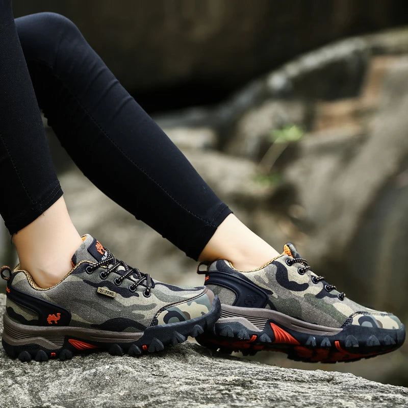 2025 Outdoor Hiking Shoes Summer Footwear Couple Men Women Trail Running Shoes Winter Camouflage Shoes Boys Atacs Camo Mountain