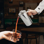1.5L Coffee Maker French Press Stainless Steel Espresso Coffee Machine French Press Double-Wall Insulated Coffee Tea Maker Pot