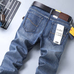 Su Lee Men's Jeans Spring and Summer New Straight Loose Business Elastic Versatile Long Pants Men's Cross-Border Men's Pants