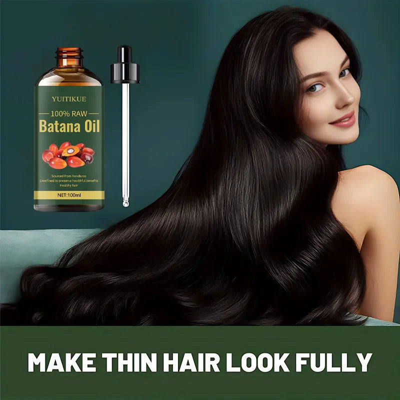 Batana Hair Care Oil, plant-based formula, repairs damaged hair, smooths hair, nourishing hair oil