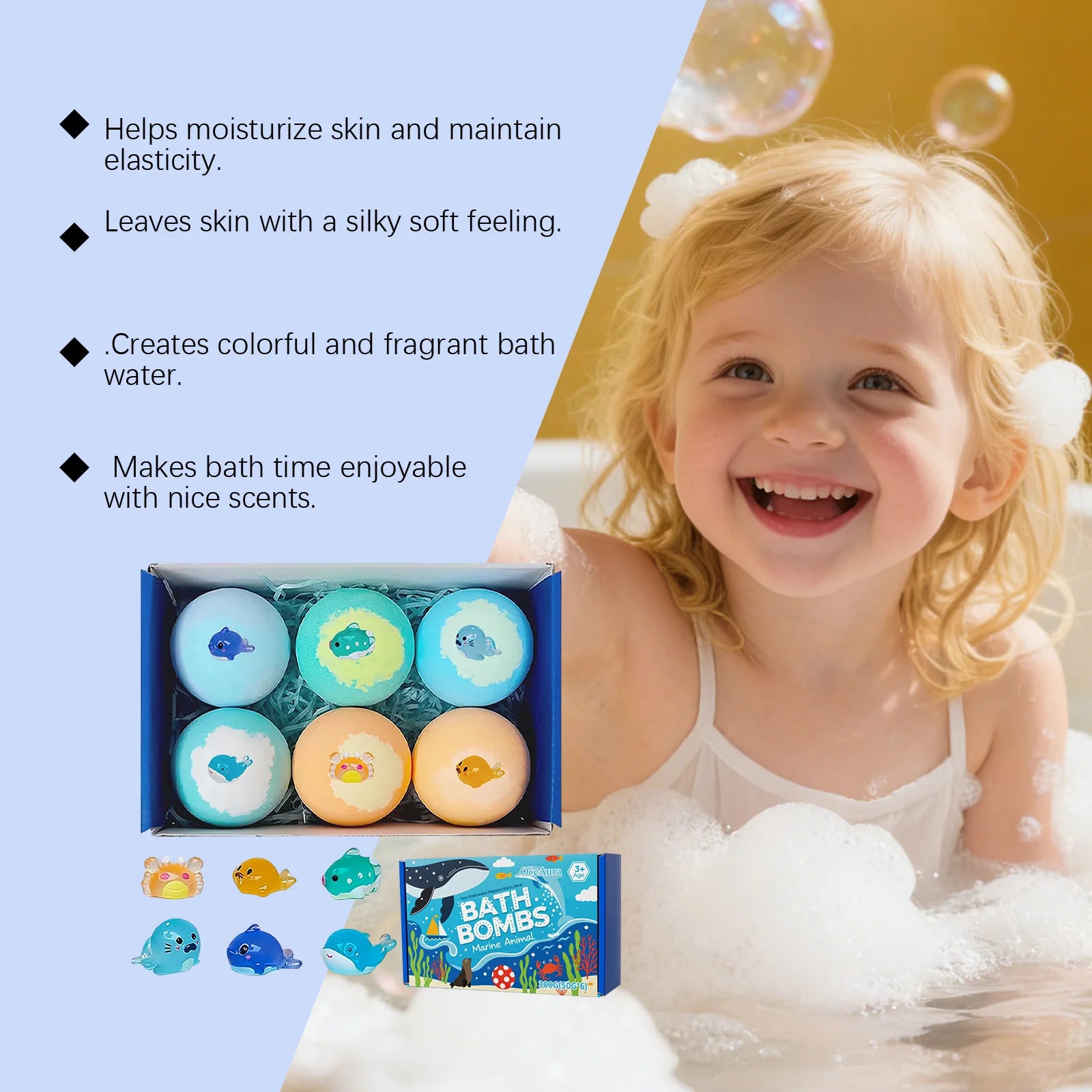Ocean Series Fun Bath Balls for Kids Ocean Series Fun Bath Balls for Kids Ocean Series Fun Bath Balls for Kids