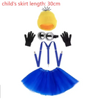 Disfraz disguise Funny Halloween Costume Accessories Adult,Goggles Glasses/Yellow Beanie/Gloves for Men Women Cosplay Party Set
