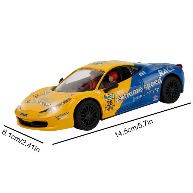 Analog Slot Car 1 32 Scale Racing Police Toy For Children Electric Race Track
