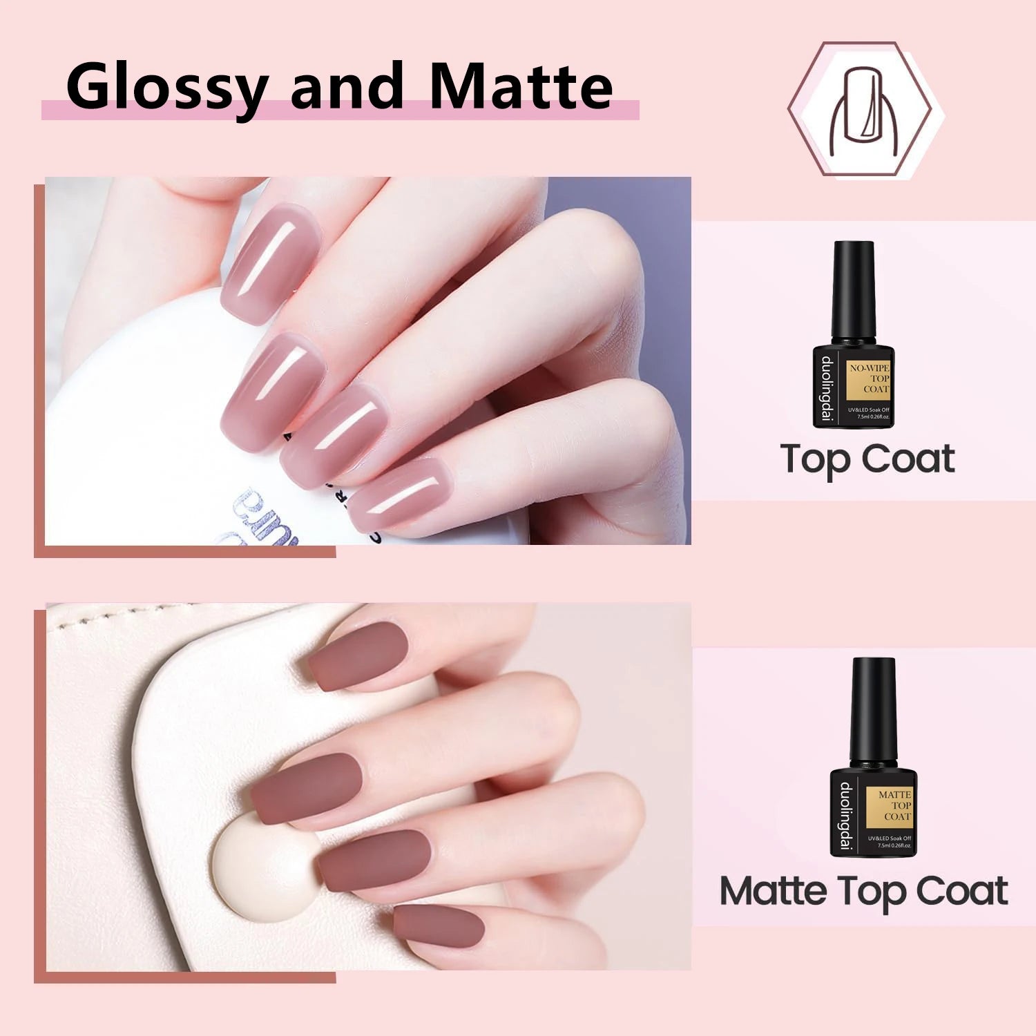 39pcs Nail Extension Gel Kit - contains all the basic nail tools, easy to use for beginners Easy salon nail construction gel