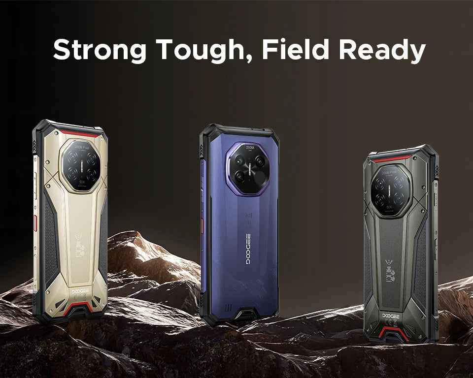 World Premiere DOOGEE S300 Pro Rugged Phone 48GB+512GB Dimensity 8300 6.78" FHD+ 11000mAh Battery 66W 200MP Camera Android 16