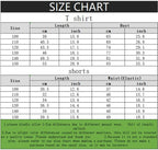 PAW Patrol Printed Summer Girls Casual Outfits Children's Shorts Sets Kids T Shirt and Shorts Two Piece Set Outdoor Sportwear