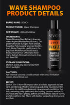 Deep Wave Control Pomade 360 Biotin Sport Strong Hold Wave Hair Gel With Brush Wavy Hair Oil Shampoo Conditioner Styling Care