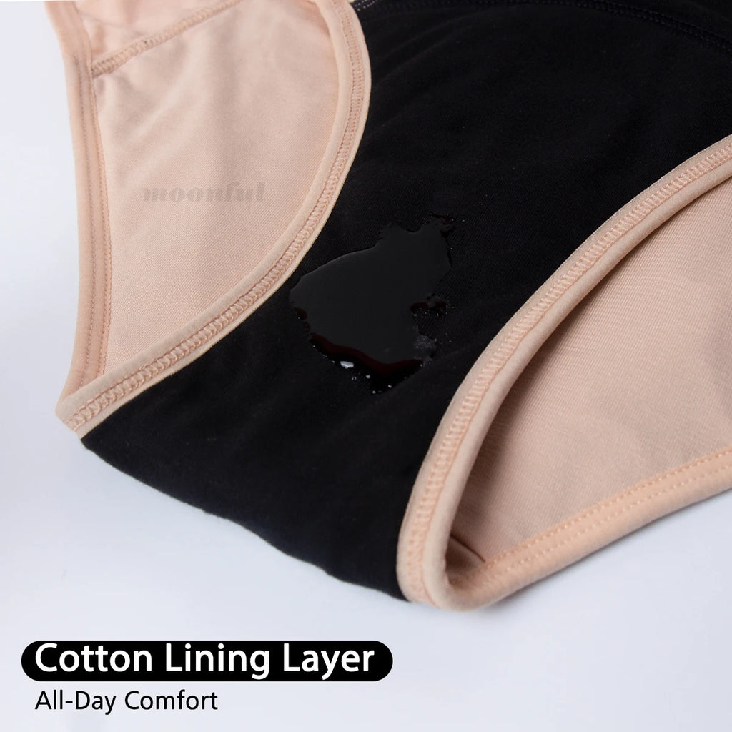 3PCS/Lot Menstrual Panties Woman Very Abundant Flow Menstruation Underwear High Waist Leak Proof Period Panties for Girls Set