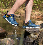 RAX New Men Women Summer Hiking Shoes Breathable Upstream Shoes Trekking Aqua Shoes Outdoor Fishing Camping Sneaker Men