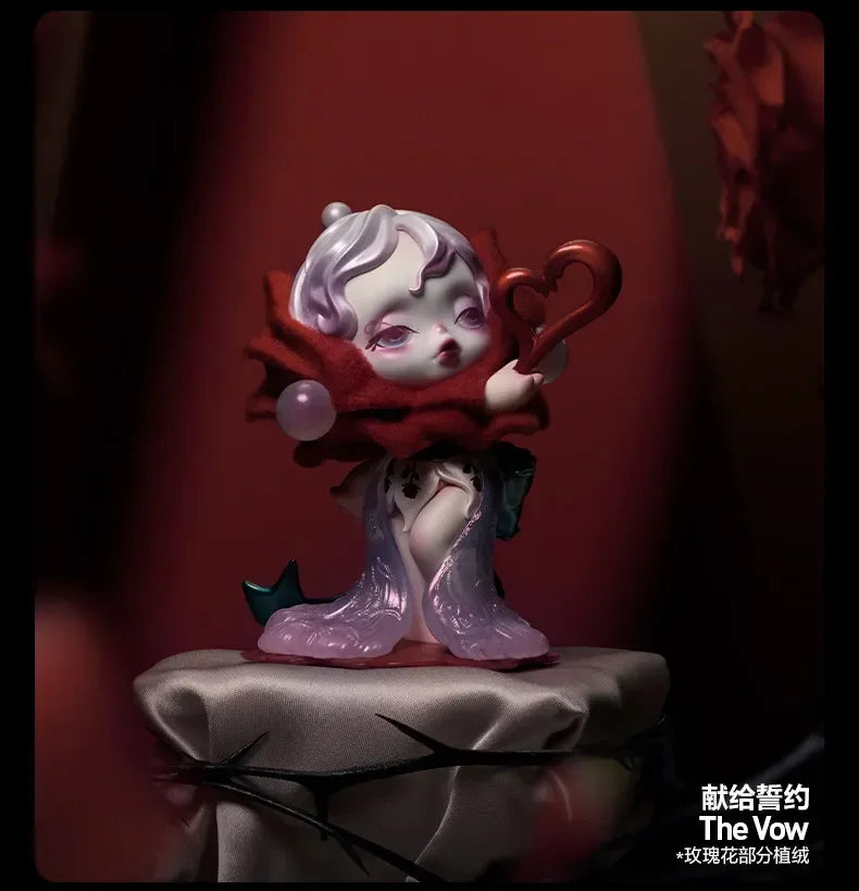 POP MART SKULLPANDA Petals In Four Acts Series Mystery Box Genuine Blind Box Guess Toys Bag Ornament Figurine Home Decor Desktop