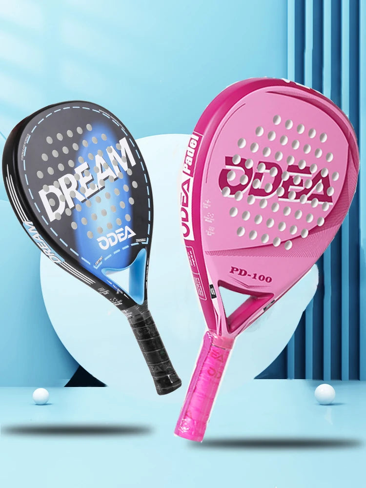 Odea Plate Tennis Racket Cage Beach Paddle Professional Advanced Carbon Fiber Sports Racket Outdoor Sports Racket