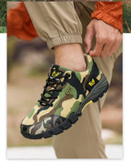 Men Casual Shoes Summer Outdoor Sneakers Women Footwear Trainer Camouflage Shoe Anti Slip Wear-Resistant Hiking Footwear