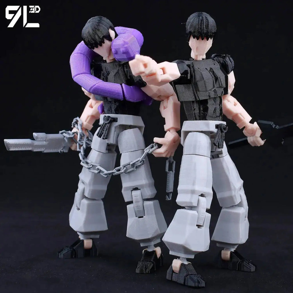 9L3D Lucky13 Gojo Sukuna Jujutsu Fushiguro Toji Gojo Satoru Action Figure Dummy13 T13 Multi-Jointed Collectible Toys Titan13