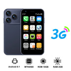 SERVO 18SE MINI Android Smartphone 3G WCDMA Dual SIM Card 2GB+16GB Play Store Face Unlock GPS WiFi Hotspot 3.0" Small Cellphone