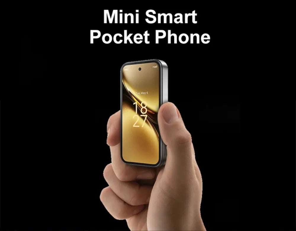 UNIWA Q333 4G Full Bands MINI Smartphone Android 3GB+64GB Mobile Phone 2000mAh Face ID WhatsApp GPS Small Phone Support TF Card