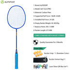 ALP ZJ2.0 Pro 4U 85g 100% Carbon Fiber + Titanium Alloy Badminton Racket Ultra-light Sports Equipment Racket Badminton Training