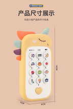 Baby Phone Toy Music Sound Telephone Sleeping Toys With Teether Simulation Phone Kids Infant Early Educational Toy Kids Gifts