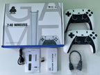 4K 64G Retro Game Console: M15 Game Stick with 40000+ Classic Arcade Games, Dual Wireless Controllers 2-Player TV System