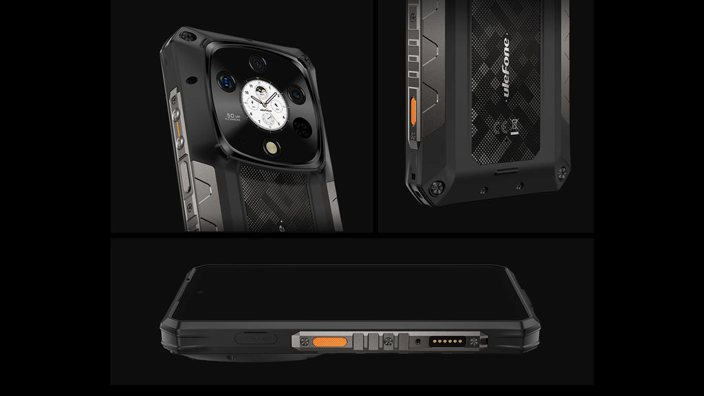 Ulefone Armor 28 Pro 5G AI Rugged Phone 6.67”AMOLED 64MP Smartphone 120W MTK Dimensity 7300 10600mAh 512GB ROM Mobile phone