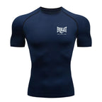 New Men's Compression Running T-Shirt Short Sleeve Gym Fitness Workout Sportswear ZY00139