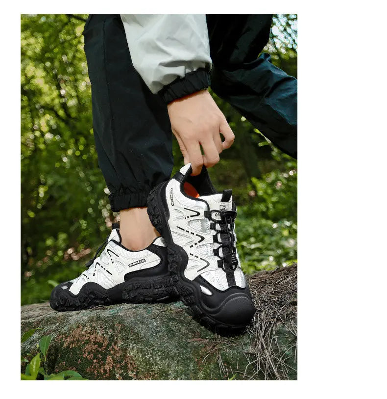 Spring Summer Fashion Pink Women's Hiking Sneakers Comfortable Non-slip Trekking Shoes Trainers Man Outdoor Sports Sneakers Men