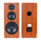 High Power Passive Speakers 8 Inch Floor Standing 3 Way Home Audio System 90dB Sensitivity Wooden Hifi Speakers A Pair