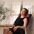 Red Light Therapy Mat with Far Infrared Heat 3D Neck Support Professional Pain Relief Massage Mat for Home Spa Use Muscle Relax