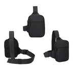 Mini Chest Bag for Men Women Casual Sling Shoulder Crossbody Pack Nylon Waterproof for Outdoor Running Cycling Travel Phone 2026