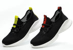 summer work shoes with protection breathable Lightweight safety shoes with iron toe anti-stab anti-slip working summer shoes