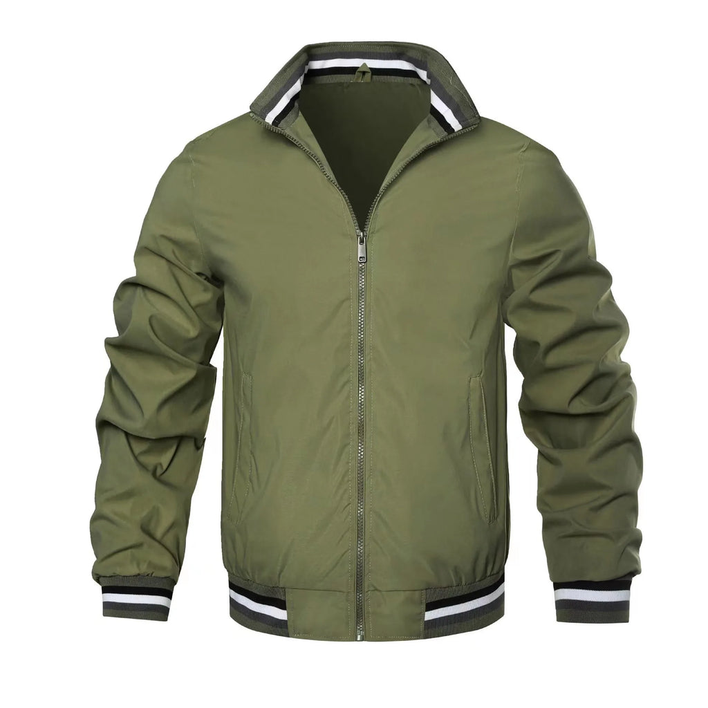 2024 Spring Summer Bomber Jacket Men Black Casual Slim Fit Baseball Mens Jackets New Autumn Fashion High Quality Jackets for Men