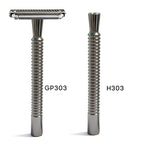 Shavcooo Glide Pro 4D Stainless Steel Safety Razor Eco-friendly Dual Half Shaving Shaver for Men Women Gift kit with Travel Box