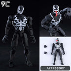 Venom Spider-Man Lucky13 Dummy13 Action Figures - 3D Printed T13 Multi-Jointed Shapeshift Mannequin Anime Collectible Toys