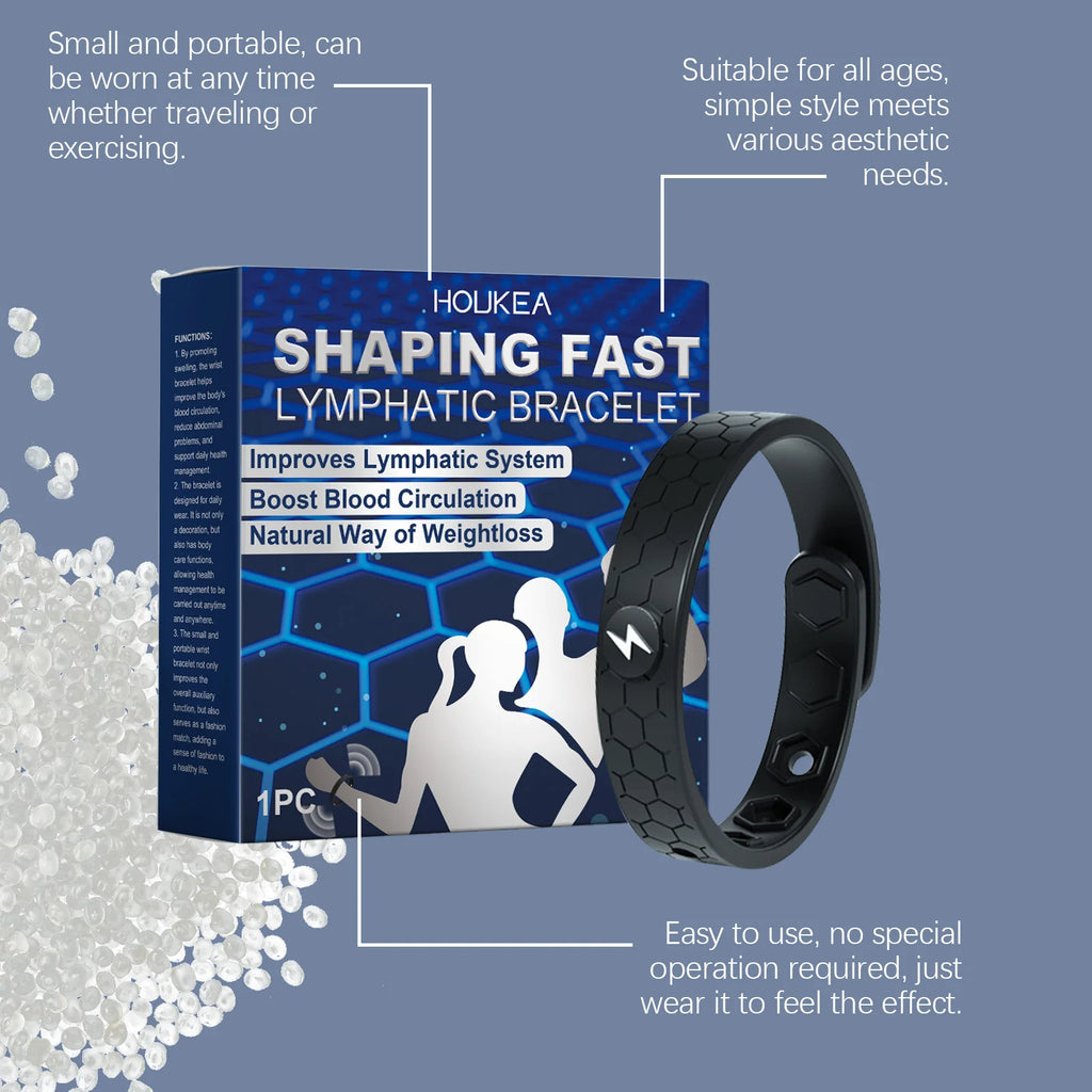 Unisex Weight Loss Bracelet Burning Fat Body Shaping Anti Fatigue Energy Therapy Improve Metabolism Lymphatic Detox Bracelet