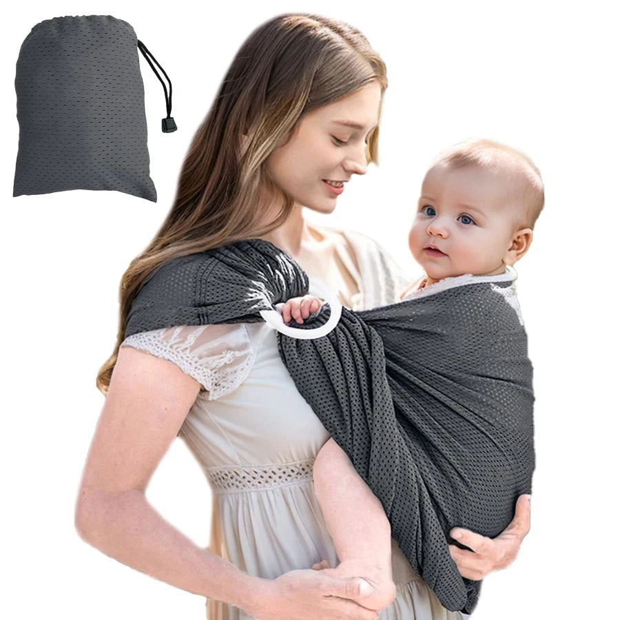 Ergonomic Sears Double-Ring Baby Carrier Adjustable Front-Facing Mesh Breathable Child Outing Backpacker Infant Carrier Straps Main image
