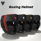 Boxing Helmet MMA Safety Free Fight Head Guard Protectors Adult Kid Training Headgear Muay Thai Kickboxing Full-covered Helmets