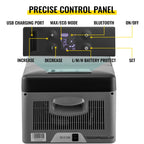 VEVOR Mini Fridge Mini Refrigerator Portable Car Freezer 12V/24V 15L Compressor Cooler for Traveling Camping Outdoor Activities
