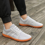 FANCYLEE Classic Women's GAT Barefoot Sneakers Retro Suede Minimalist Walking Shoes Wide Fit Zero Drop Casual Shoes Size 36-41