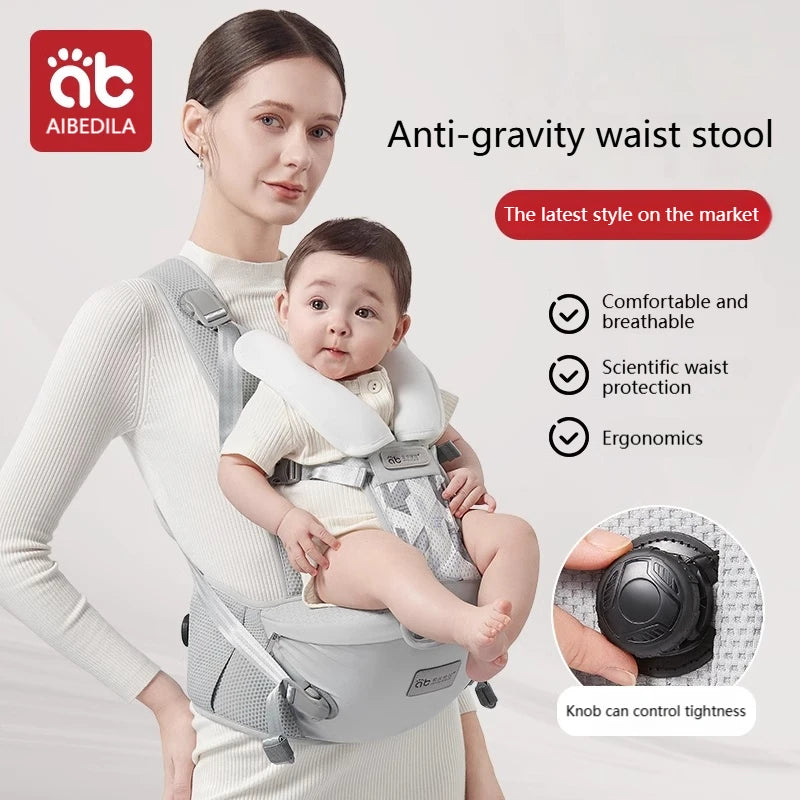 AIBEDILA Baby Carrier Ergonomic Kangaroo Infant Kids Sling Back Front Facing Backpack Wrap Newborn Bag 0-6 Months Main image