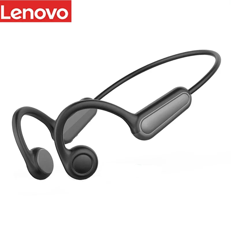 Lenovo New Real Bone Conduction Sport Headphone Wireless Earphone Bluetooth-compatible Headset Hands-free With Mic For Running