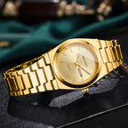 Luxury Men Business Watches Calendar Quartz Wristwatches For Mens Clock Reloj Hombre（Without Box）