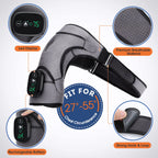Electric Heating Shoulder Brace LED Display Vibration Shoulder Massage Support Belt Strap For Joint Brace Care Muscle Relaxation