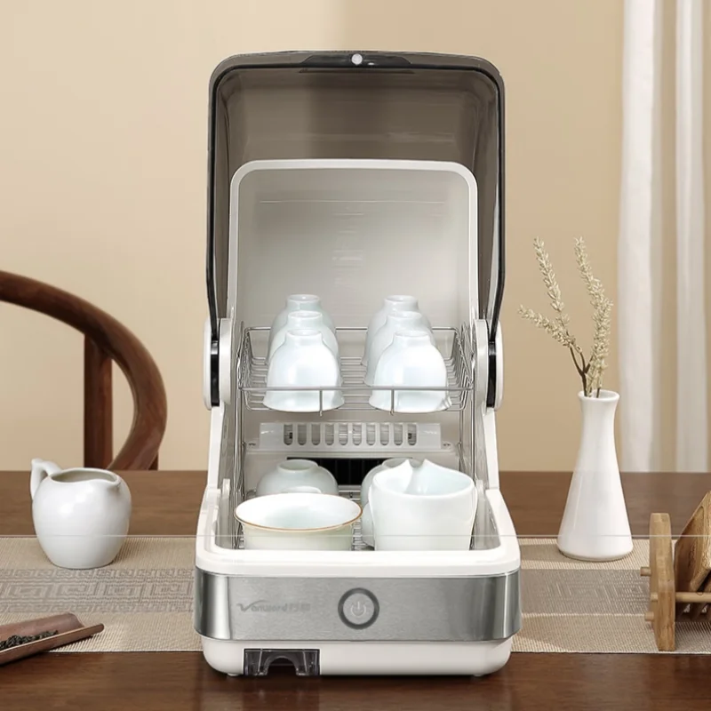 220V 22L Double-layer Compact Portable Sterilizer Machine for Home Kitchen Utensils Baby Bottles UV Sterilization and Drying Main image