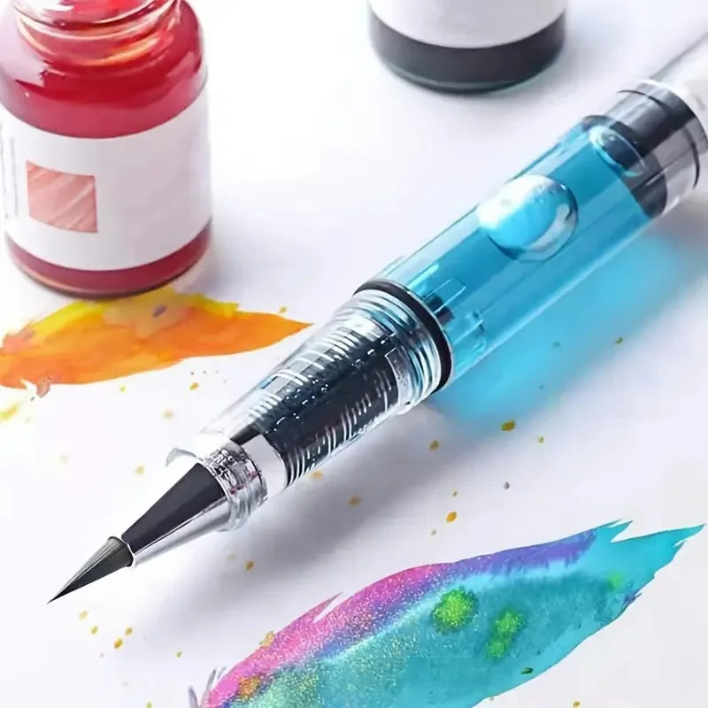 Color piston brushes, watercolor brushes, self-priming paint pens (mix your own paint) for painting, calligraphy and coloring Main image