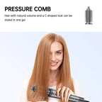5 in 1 Hair Dryer,Multi Styling Tool,Straightener & 32mm Curling 300 Million Negative Ions Hair Care 1-3 Mins Quick Drying Gifts