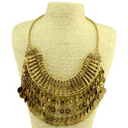 Multi-style Vintage Coin Choker Necklace for Women Boho Afghan Ethnic Gypsy Native Tribal Dress Turkish Pakistan Indian Jewelry