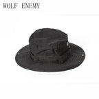 Multicam Tactical Fisherman Hats Foldable Outdoors Sniper Camouflage Fishing Cap Outdoor UV Sunscreen Panama Hunting Bucket Hat