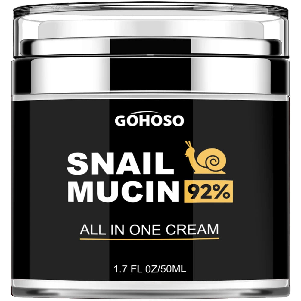 ENVISHA Skin Care Snail Mucus Face Cream Firming Whitening Anti-Aging Wrinkle Moisturizing Hydrating Beauty Health Shrink Pores