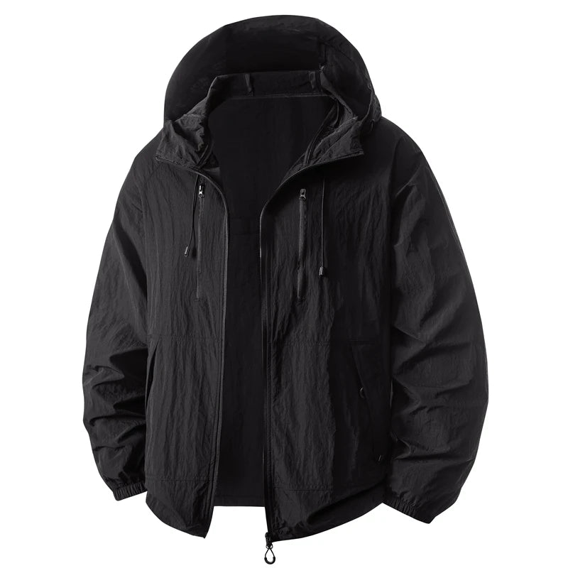 UPF 50+ Sun Protection Clothes Men Women Summer Quick-Drying Hooded Skin Jacket Anti-UV Lightweight Fishing Cycling Hiking Coats